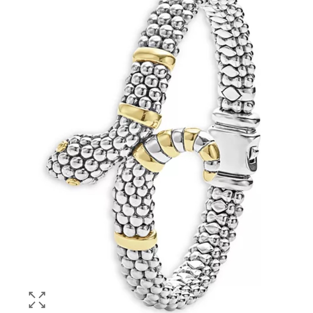 LAGOS Silver and Gold Beaded Bracelet